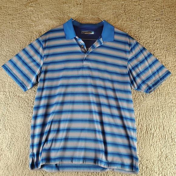 Roundtree & Yorke Other - Roundtree & Yorke Golf Polo Shirt XL Men's Performance Blue Work Play